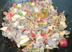 泡辣椒爆鸡胗的做法图解6