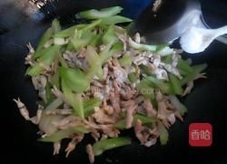 西芹炒蛏肉的做法图解5