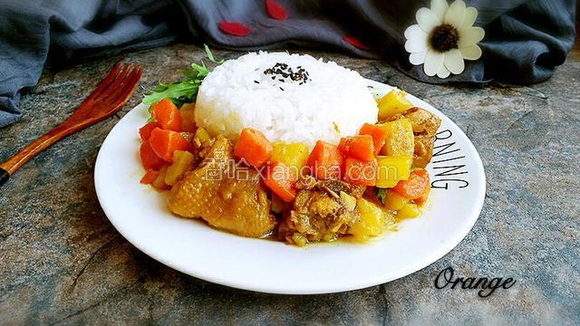 咖喱鸡肉饭