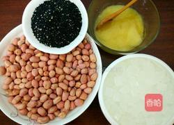 黑芝麻花生糖的做法图解1
