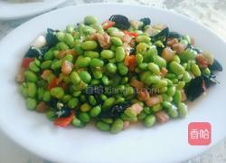 毛豆木耳彩椒肉丁的做法图解6