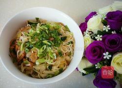 猪肉酸菜炒粉条的做法图解5