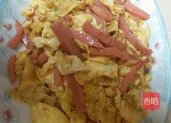 火腿炒鸡蛋的做法图解11