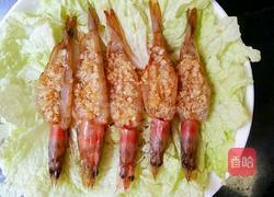 蒜蓉蒸虾的做法图解4