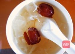 红枣炖白木耳的做法图解4