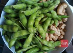 煮花生毛豆的做法图解2