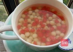 西瓜糖水鸡头米的做法图解5