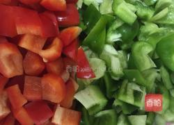 彩椒冬菜五花肉的做法图解3