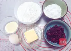 Cranberry finger biscuits recipe 1