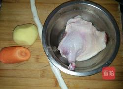 鸭腿肉炖山药土豆的做法图解1