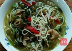 大肠咸菜面的做法图解8