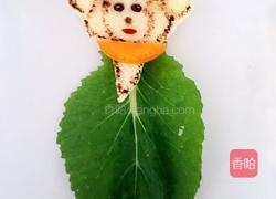 变异穿绿道袍的小猴子的做法图解4