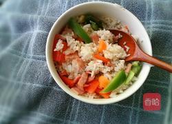 培根芝士焗饭的做法图解4