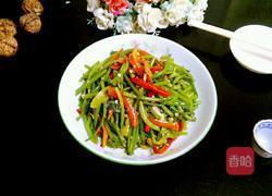 双椒炒红薯杆子的做法图解12