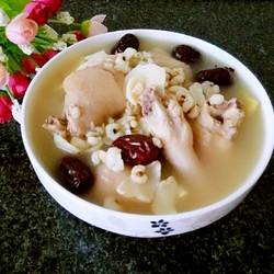 薏米红枣母鸡汤的做法[图]