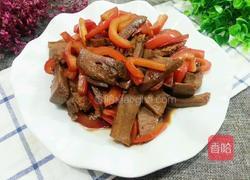红椒炒猪舌的做法图解10