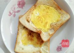 鸡蛋煎面包片的做法图解5