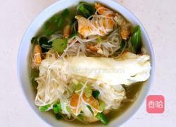 虾仁鸡蛋面线糊的做法图解6