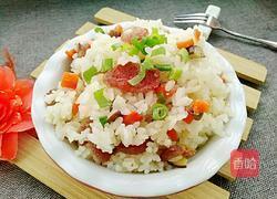 香菇腊肠焖饭的做法图解10