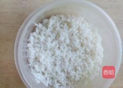 紫甘蓝糯米饭团的做法图解1