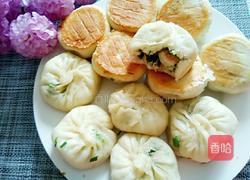 虾仁素煎包的做法图解11