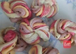 水果花卷的做法图解3