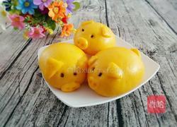 黄金小猪豆沙包的做法图解13