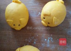 黄金小猪豆沙包的做法图解11