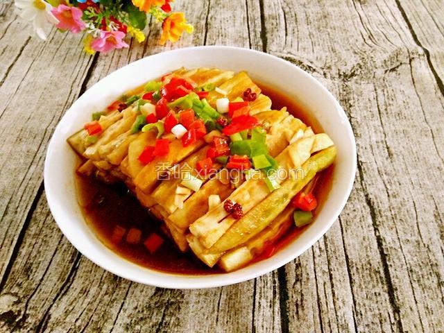油泼蒜泥茄条