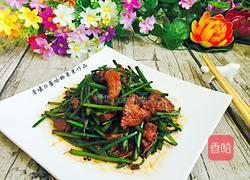 香爆韭薹猪肉的做法图解10