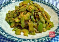 辣椒炒苦瓜的做法图解8
