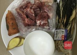 龙骨菜干汤（沙煲法）的做法图解1