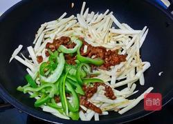 茭筍炒肉絲的做法图解5