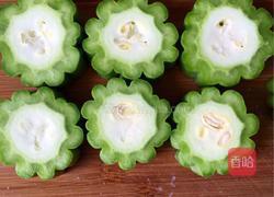 苦瓜酿紫薯的做法图解2