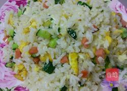 家常炒米饭的做法图解3