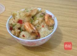 虾炒糥米饭的做法图解8