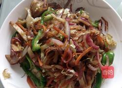 炒饼的做法图解3