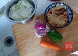 炒饼的做法图解1