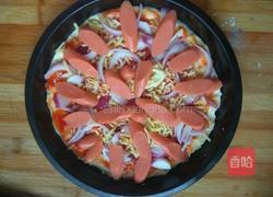 家常香肠披萨的做法图解5