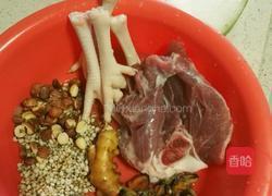 薏米莲子猪肉煲冬瓜的做法图解1