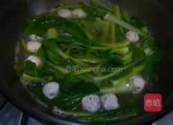青菜鸡肉丸子汤的做法图解7