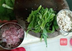 蘑菇瘦肉粥的做法图解2