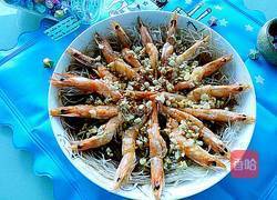 蒜茸粉丝虾的做法图解14