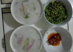 花生浆蔬菜粥