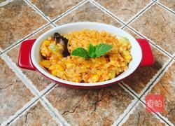 辣白菜炒饭的做法图解3