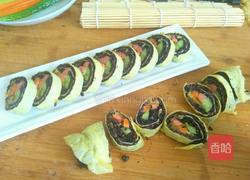 黑米鸡蛋卷（改装版寿司）的做法图解16