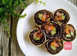 黑米鸡蛋卷（改装版寿司）的做法图解18