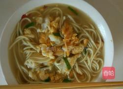 蛋花葱香面的做法图解4