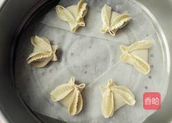 茴香馅蝴蝶花式蒸饺的做法图解18