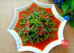 西红柿炒豇豆角的做法图解6